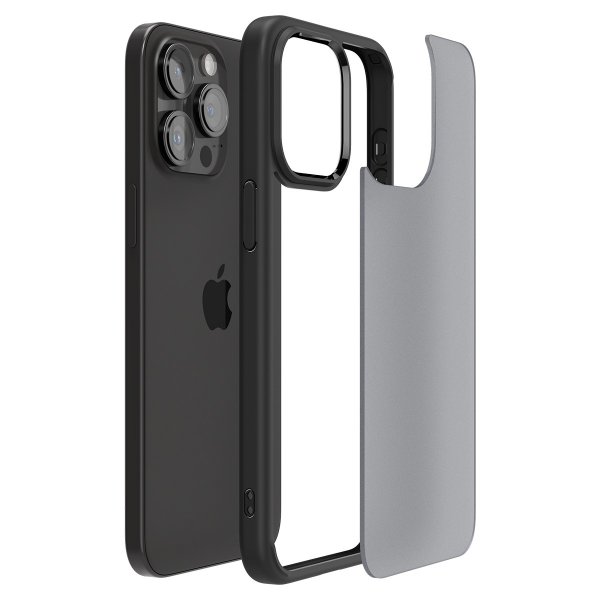Spigen iPhone 15 Pro Cover Ultra Hybrid Frost Black