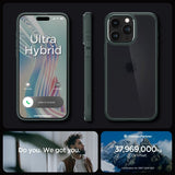 Spigen iPhone 15 Pro Cover Ultra Hybrid Frost Green