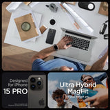 Spigen iPhone 15 Pro Cover Ultra Hybrid MagFit Frost Black