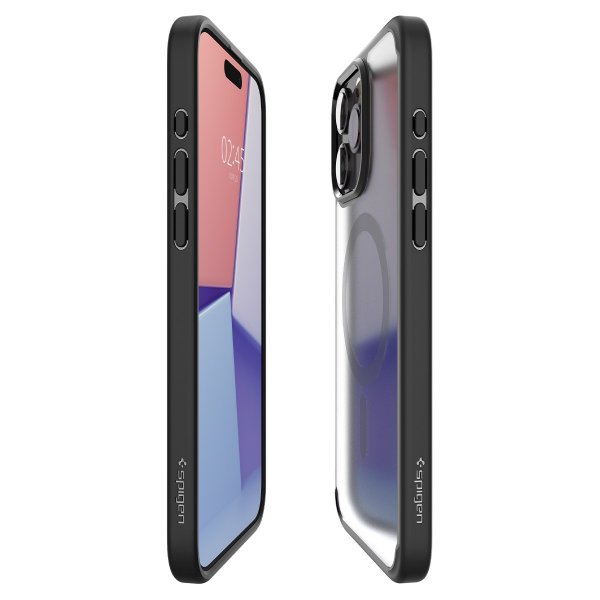 Spigen iPhone 15 Pro Cover Ultra Hybrid MagFit Frost Black