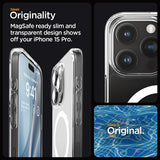 Spigen iPhone 15 Pro Cover Ultra Hybrid MagFit Frost Clear