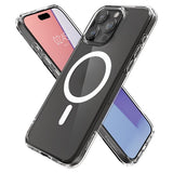 Spigen iPhone 15 Pro Cover Ultra Hybrid MagFit Frost Clear