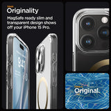 Spigen iPhone 15 Pro Cover Ultra Hybrid MagFit Guld