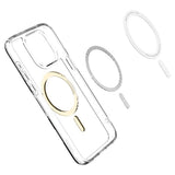 Spigen iPhone 15 Pro Cover Ultra Hybrid MagFit Guld