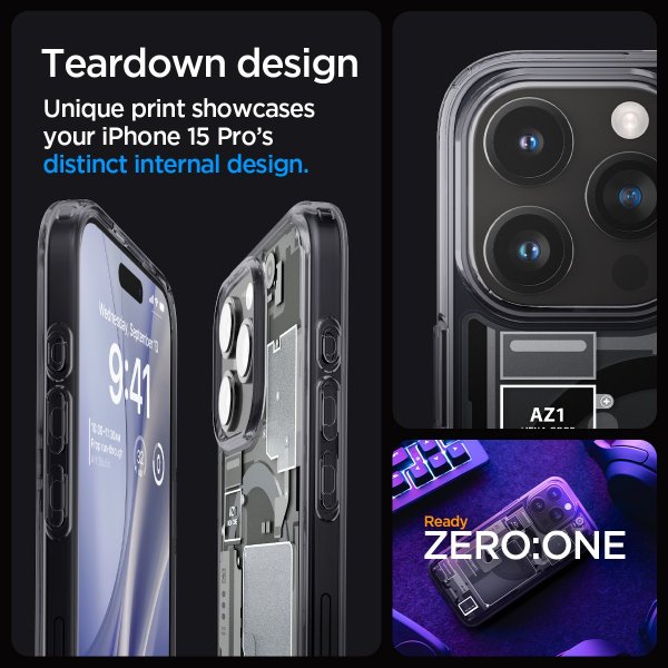 Spigen iPhone 15 Pro Cover Ultra Hybrid MagFit Zero One