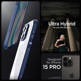 Spigen iPhone 15 Pro Cover Ultra Hybrid Navy Blue