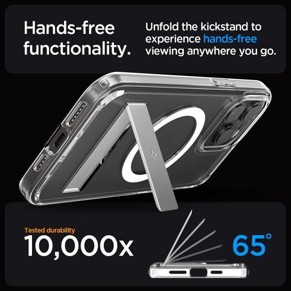 Spigen iPhone 15 Pro Cover Ultra Hybrid S MagFit Crystal Clear