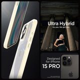 Spigen iPhone 15 Pro Cover Ultra Hybrid Mute Beige