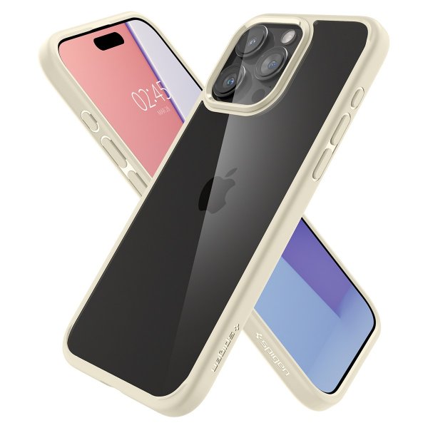 Spigen iPhone 15 Pro Cover Ultra Hybrid Mute Beige