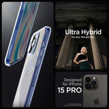 Spigen iPhone 15 Pro Cover Ultra Hybrid Sky Crystal