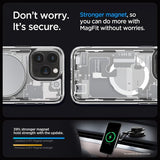 Spigen iPhone 15 Pro Cover Ultra Hybrid Zero One MagFit Hvid
