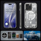 Spigen iPhone 15 Pro Cover Ultra Hybrid Zero One MagFit Hvid