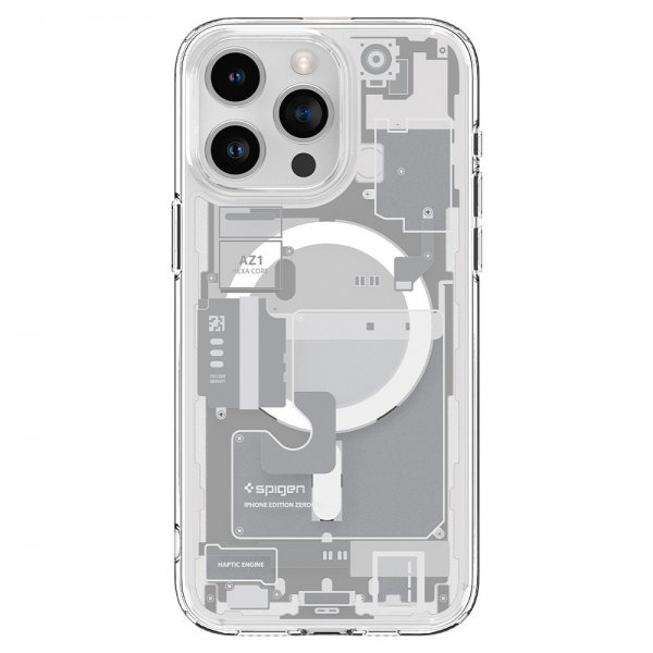 Spigen iPhone 15 Pro Cover Ultra Hybrid Zero One MagFit Hvid