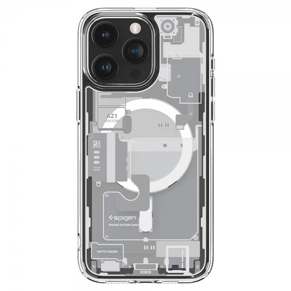 Spigen iPhone 15 Pro Cover Ultra Hybrid Zero One MagFit Hvid