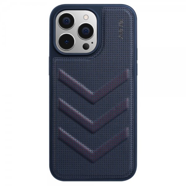 X-Level iPhone 15 Pro Cover V-shape Blå