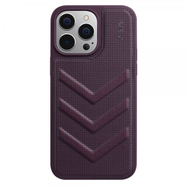 X-Level iPhone 15 Pro Cover V-shape Lilla