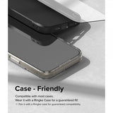Ringke iPhone 15 Pro Skærmbeskyttelse Easy Slide 2-pak