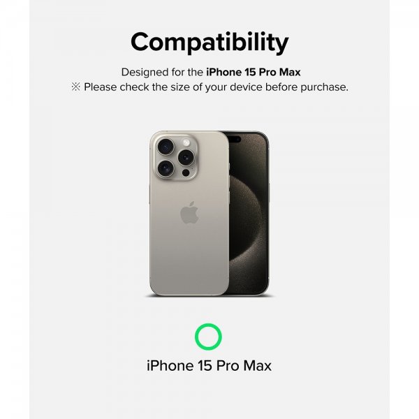 Ringke iPhone 15 Pro Skærmbeskyttelse Easy Slide 2-pak