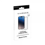 Vivanco iPhone 15 Pro Skærmbeskyttelse Fuld Skærm