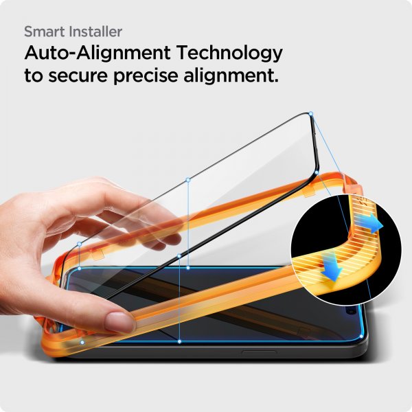 Spigen iPhone 15 Pro Skærmbeskyttelse GLAS.tR ALIGNmaster 2-pak