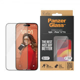 PanzerGlass iPhone 15 Pro Skærmbeskytter Ultra-Wide Fit EasyAligner