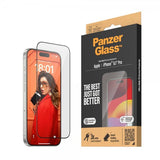PanzerGlass iPhone 15 Pro Skærmbeskytter Ultra-Wide Fit EasyAligner