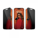 PanzerGlass iPhone 15 Pro Skærmbeskyttelse Ultra-Wide Fit Privacy EasyAligner