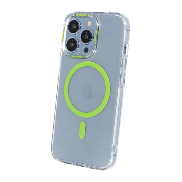 iPhone 15 Pro Cover TPU MagSafe Grøn