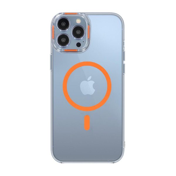 iPhone 15 Pro Cover TPU MagSafe Orange