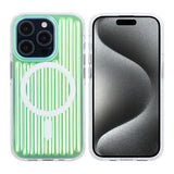 iPhone 15 Pro Cover MagSafe Reflektion Grøn