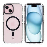 Rvelon iPhone 15 Cover TPU MagSafe Sort Transparent