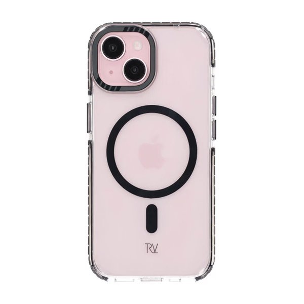Rvelon iPhone 15 Cover TPU MagSafe Sort Transparent
