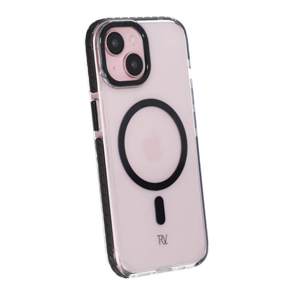 Rvelon iPhone 15 Cover TPU MagSafe Sort Transparent