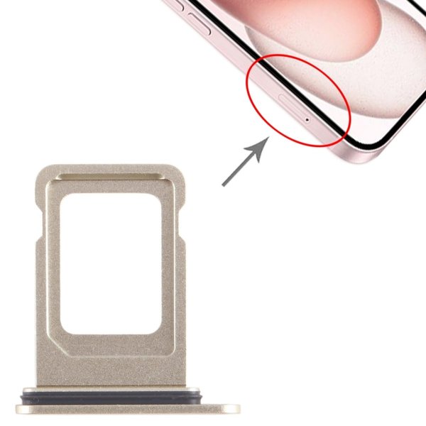 iPhone 15 SIM-kortholder - Gul