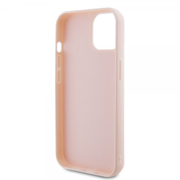 Karl Lagerfeld iPhone 15 Cover 3D Rubber Karl Pink