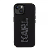 Karl Lagerfeld iPhone 15 Cover 3D Rubber Karl Sort