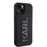 Karl Lagerfeld iPhone 15 Cover 3D Rubber Karl Sort