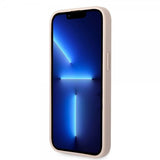 Guess iPhone 15 Cover 4G Logo Rosa