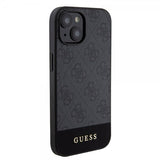 Guess iPhone 15 Cover Bottom Stripe MagSafe Sort