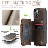CaseMe iPhone 15 Cover C20 Series Kaffe