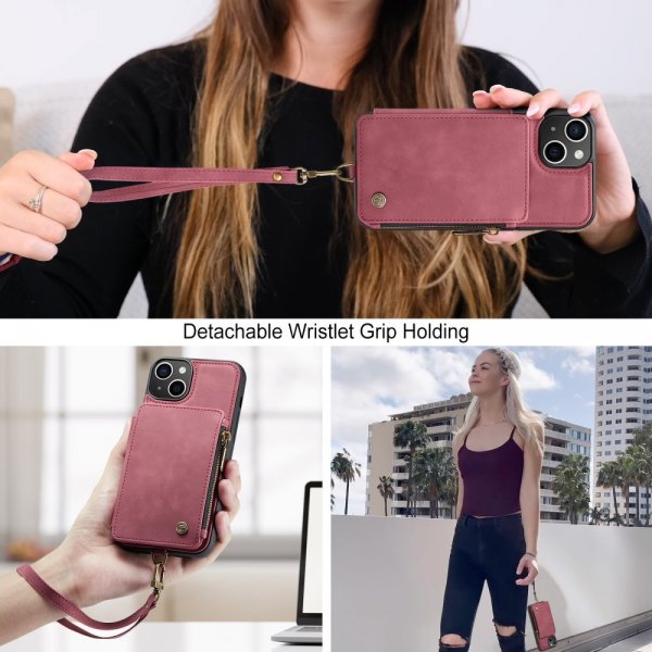 CaseMe iPhone 15 Cover C20 Serie Rød