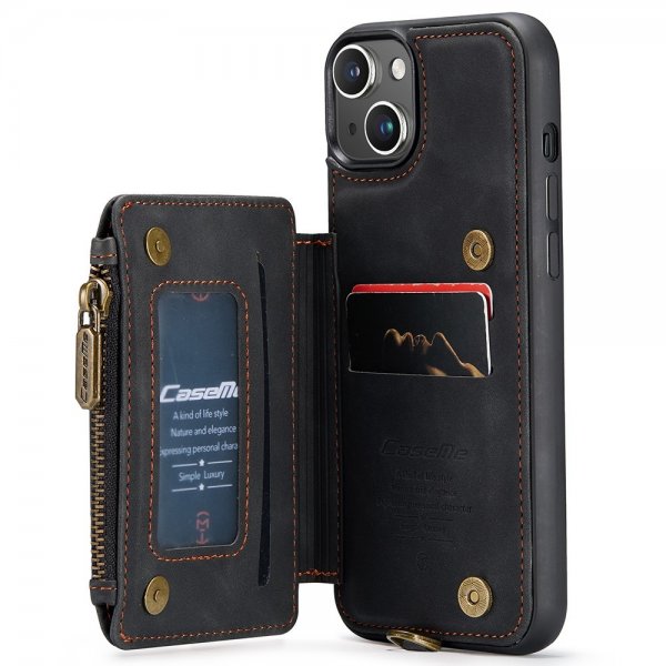 CaseMe iPhone 15 Cover C20 Serie Sort