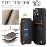 CaseMe iPhone 15 Cover C20 Serie Sort