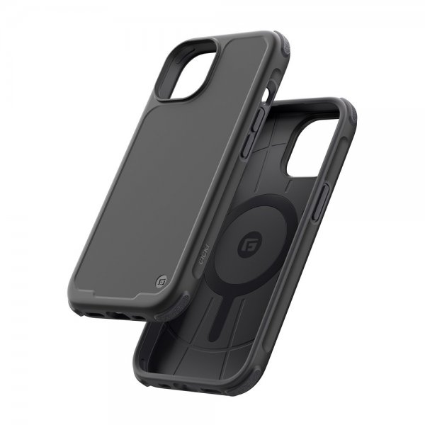 Clckr iPhone 15 Cover Carbon MagSafe Sort