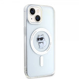Karl Lagerfeld iPhone 15 Cover Choupette MagSafe Transparent