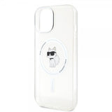 Karl Lagerfeld iPhone 15 Cover Choupette MagSafe Transparent