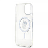 Karl Lagerfeld iPhone 15 Cover Choupette MagSafe Transparent