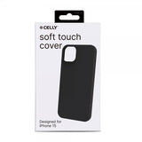 Celly iPhone 15 Cover CROMO Sort