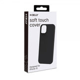 Celly iPhone 15 Cover CROMO Sort