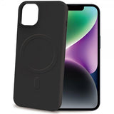 Celly iPhone 15 Cover CROMOMAG Sort